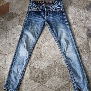Nwot Rock revival Kyla ankle skinny jeans